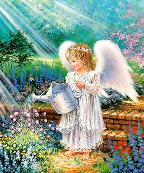 Angel Diy Paint By Numbers Kits UK PO0193