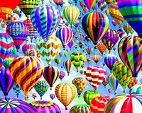 Hot Air Balloon Diy Paint By Numbers Kits UK PP0034