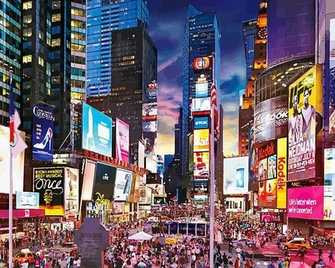 Times Square City Paint By Numbers Kits UK LS023