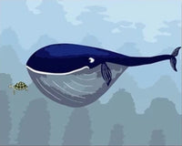 Diy Whale Paint By Numbers Kits UK MA118