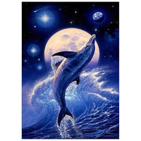 Dolphin Diy Paint By Numbers Kits MA214