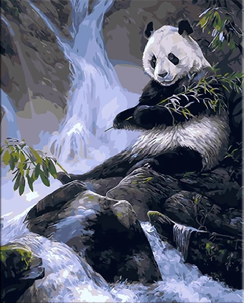Panda Diy Paint By Numbers Kits UK AN0760