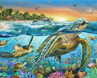 Turtle DIY Fish Paint By Numbers Kits Diy UK MA092
