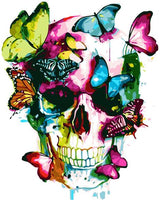 Skull Diy Paint By Numbers Kits UK PP0040