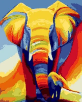 Animal Elephant Diy Paint By Numbers Kits UK AN0231