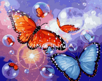 Butterfly Diy Paint By Numbers Kits UK FK297