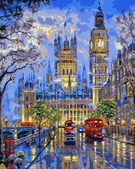 Big Ben Diy Paint By Numbers Kits For Adults UK LS022