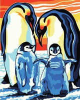 Penguin Diy Paint By Numbers Kits UK AN0207