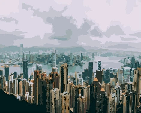 Hong Kong Diy Paint By Numbers Kits LS360