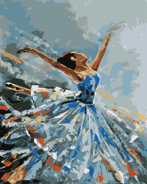 Dancer Diy Paint By Numbers Kits UK PO0066