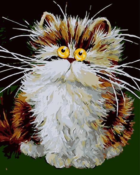 Cat Diy Paint By Numbers Kits UK PE0139
