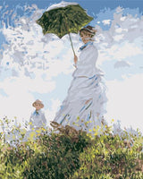 Claude Monet's Portrait Diy Paint by Numbers Kits UK LS398