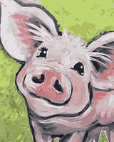 Pig Diy Paint By Numbers Kits UK FA0123