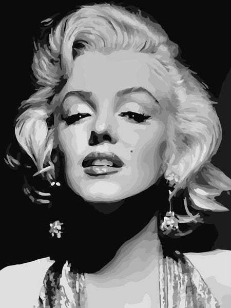 Marilyn Monroe Diy Paint By Numbers Kits UK PO0123