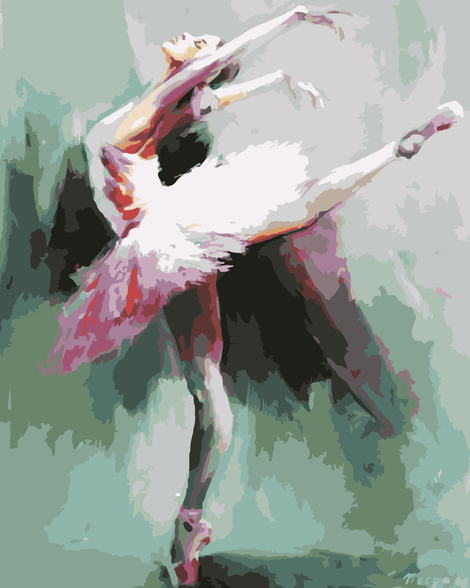 Dancer Diy Paint By Numbers Kits UK PO0392