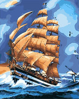 Boat Diy Paint By Numbers Kits UK PP0139