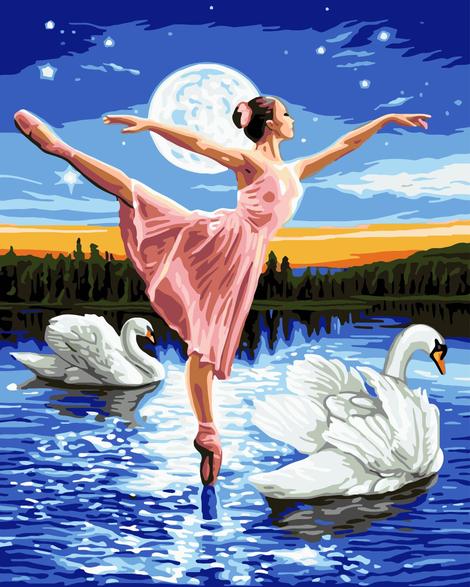 Dancer Diy Paint By Numbers Kits UK PO0385