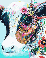 Cow Diy Paint By Numbers Kits UK FA0006