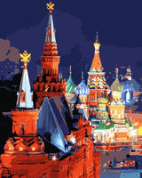Moscow Diy Paint By Numbers Kits LS359