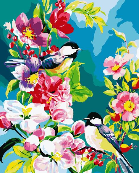Bird Diy Paint By Numbers Kits UK FA0074