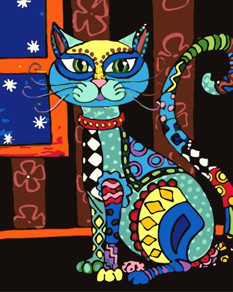 Color Cat Diy Paint By Numbers Kits UK PE0175