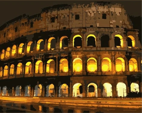Colosseum Diy Paint By Numbers Kits LS377