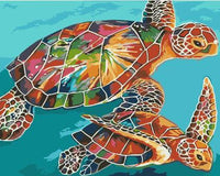 Turtle Diy Paint By Numbers Kits MA221