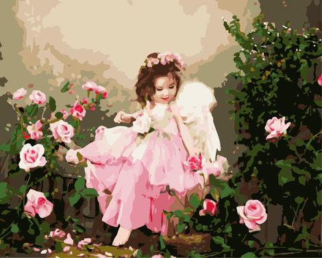 Angel Paint by Numbers Kits UK PO0185
