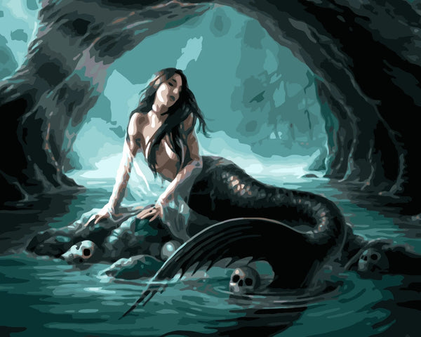 Mermaid Diy Paint By Numbers Kits UK MA160