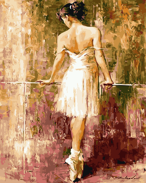 Dancer Diy Paint By Numbers Kits UK PO0400