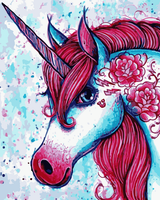 Unicorn Diy Paint By Numbers Kits UK FK251