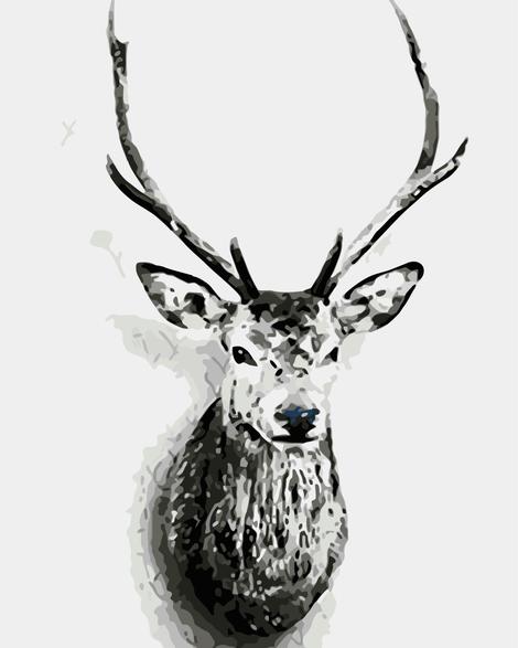 Deer Diy Paint By Numbers Kits UK AN0613