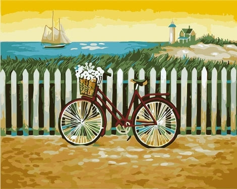 Bicycle Diy Paint By Numbers Kits UK VE0072