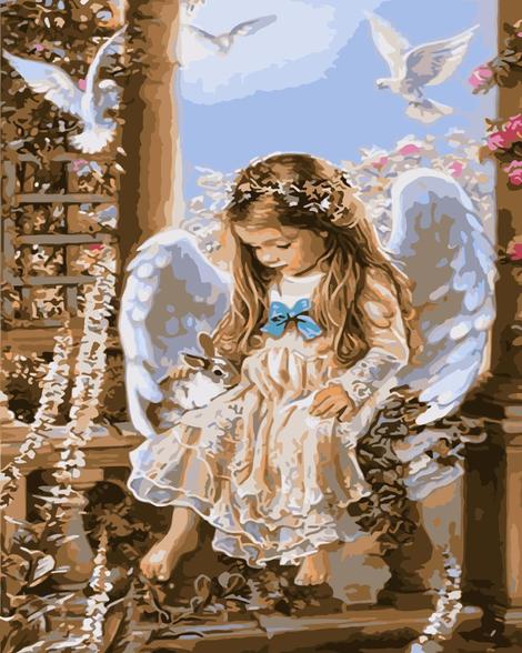 Angel Diy Paint By Numbers Kits UK PO0205