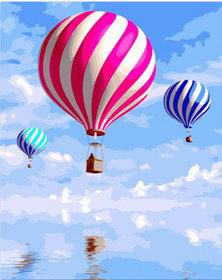 Hot Air Balloon Diy Paint By Numbers Kits UK PP0167