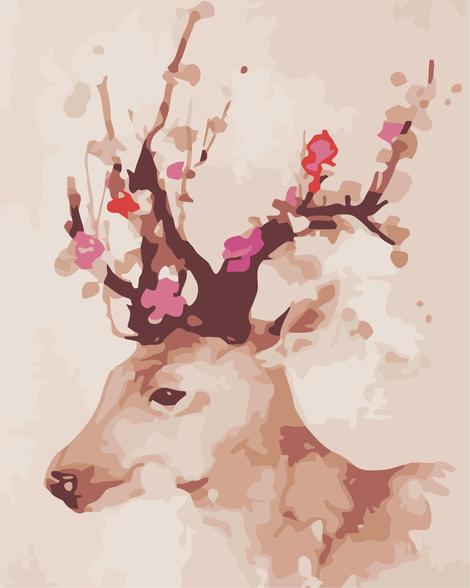 Deer Diy Paint By Numbers Kits UK AN0657