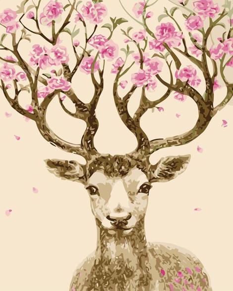 Deer Diy Paint By Numbers Kits UK AN0656