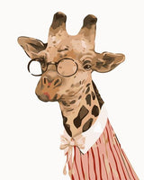 Giraffe Diy Paint By Numbers Kits UK AN0486
