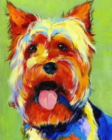 Dog Diy Paint By Numbers Kits UK PE0411