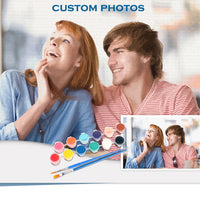 Personality Diy Custom Photo Paint By Numbers For Family, CDP0008