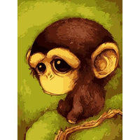 Monkey Diy Paint By Numbers Kits UK AN0856