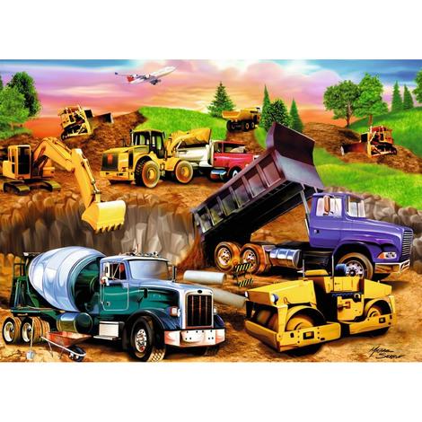 Truck Diy Paint By Numbers Kits UK VE0028
