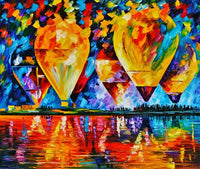 Hot Air Balloon Diy Paint By Numbers Kits UK PP0166
