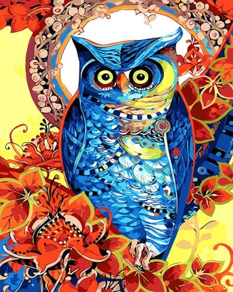 Colorful Animal Diy Paint By Numbers Kits UK FA0067