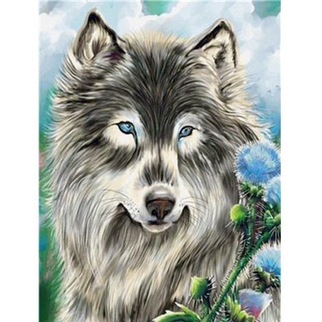 Animal Wolf Diy Paint By Numbers Kits UK AN0586
