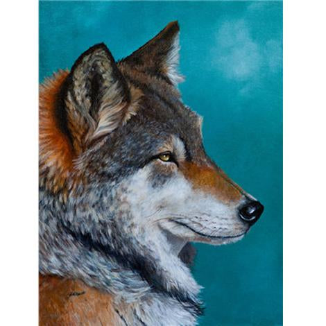 Animal Wolf Diy Paint By Numbers Kits UK AN0572
