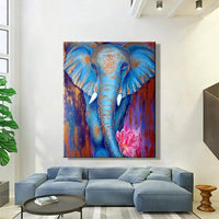 Animal Elephant Diy Paint By Numbers Kits UK AN0209