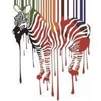 Zebra Diy Paint By Numbers Kits UK AN0803