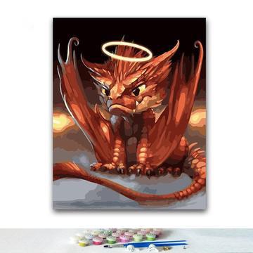 Dragon Diy Paint By Numbers Kits UK FK364
