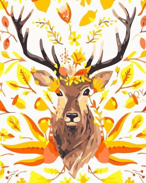 Deer Diy Paint By Numbers Kits UK AN0646